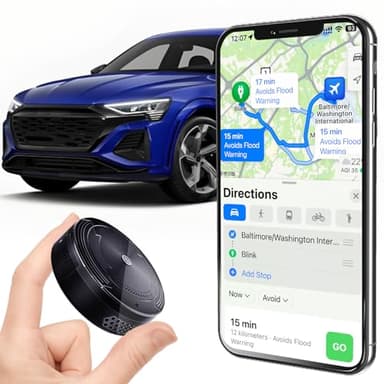 Mini GPS Tracker for Vehicles Real Time Car GPS Tracker for Kids with Full Global Coverage and Long Standby time for Vehicle, No Subscription Required/No Monthly Fee Voice Intercom