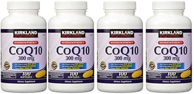 Kirkland Signature urglw, COQ10 300 mg 100 Softgels (Pack of 4)