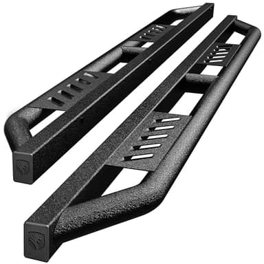 Tyger Auto Trax Side Steps Compatible with 2024-2026 Toyota Tacoma (Fits Hybrid) | Double Cab | TG-TX7T29678 | Textured Black Rail Running Board