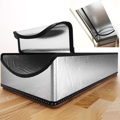 LEMOONE Attic Door Insulation Cover 25"x54"x11", Energy Saving Tent Attic Stairs Cover Ladder Pull Down Insulator, R-Value 15.5 Thicken Aluminum Foil Stairway Insulation with Zipper Fireproof