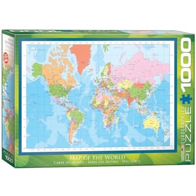 EuroGraphics Modern Map of The World Puzzle (1000-Piece)