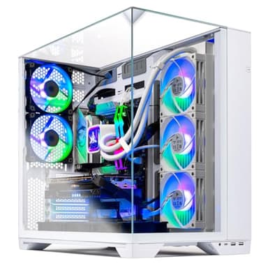 Skytech Gaming O11 Vision Gaming PC, AMD Ryzen 7 9800X3D 4.7GHz, NVIDIA RTX 5090 32GB, X870 Board, 2TB Gen4 NVMe SSD, 32GB DDR5 RAM 6000, 1000W Gold ATX 3 PSU, 360 ARGB AIO, Wi-Fi, Win 11, Desktop