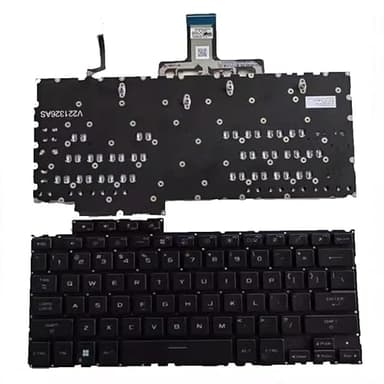 Laptop Keyboard for ASUS ROG Flow X13 2023 GV302 GV302X GV302XU GV302XA GV302XI GV302XV with Backlit Black Without Frame United States US