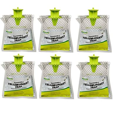 RESCUE! Disposable Summer Yellowjacket Trap - Central & Eastern Formula - 6 Traps
