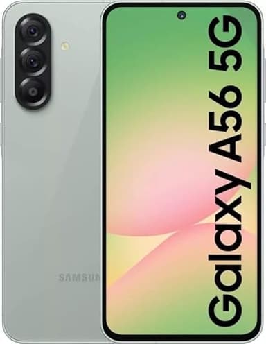SAMSUNG Galaxy A56 5G Ai (for Tmobile Mint Tello & Global) (256GB + 12GB) Version Latina Unlocked SM-A566E/DS 6.6" 120Hz 50MP Triple (Awesome Olive SM-A566EZGDTPA)