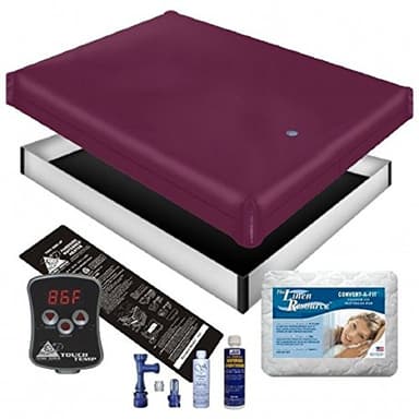 Free Flow WATERBED Mattress/Liner/Digital Heater/PAD/Fill Drain/Conditioner KIT (California King 72x84 1FFP1)