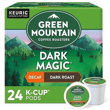 Green Mountain Coffee Decaf Dark Magic, K-Cup Portion Pack for Keurig Brewers 24-Count