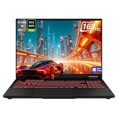 ASUS TUF A16 Copilot+ Gaming Laptop, AMD Ryzen AI 9 270, 64 GB DDR5 RAM, (1 TB + 1 TB) PCle SSD, 16" FHD+ (1920x1200) 165Hz Display, Nvidia G-Force RTX 5070, 1-Zone RGB Keyboard, W11 Pro, Jaegar Gray