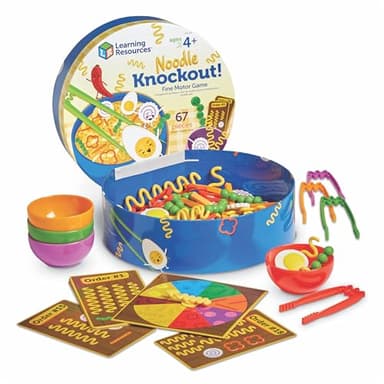 Learning Resources Noodle Knockout! Fine Motor Game - Montessori Preschool Activities, Educational Sensory Play Toy, Occupational Therapy Must Haves for Kids