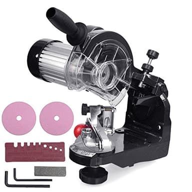 VEVOR Saw Chain Grinder with Grinding Wheels Chain Grinder 1/8 and 3/16 Inch Electric Chainsaw Sharpener Bench or Wall Mounted