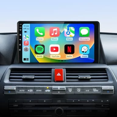 5G WiFi Car Radio Stereo for Honda Accord 8th 2008 2009 2010 2011 2012 2013 Upgrade 2G+64G 10.2 Inch IPS HD Touch Screen Wireless CarPlay Android Auto, GPS FM/SWC Bluetooth 1080P Backup Camera
