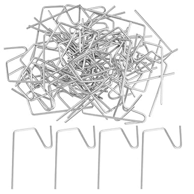 Hmxpls 60Pcs Christmas Light Hooks for Gutter Guards, Leaf Screen Gutter Clips, Light Hangers for Gutters, Metal Gutter Clips for Hanging Outdoor Lights