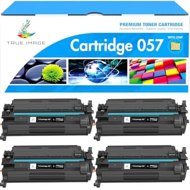 057 Toner Cartridges 4 Pack Compatible Replacement for Canon 057 057H CRG-057 High Yield Toner for ImageCLASS MF445dw MF455dw LBP226dw MF448dw LBP227dw LBP228dw MF449dw MF445 Laser Printer Ink