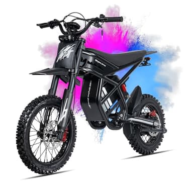 Bootime GT73/ GT54 Electric Dirt Bike for Adults Teens - 3000W/ 2500W Motor 50/37 MPH High-Speed, 25"/14" Fat Tires & Dual Removable Battery(60V/48V) | All-Terrain Off-Road eBike for Snow, Sand