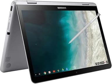 Samsung 12.2" FHD 2-in-1 Touchscreen Chromebook Plus Laptop (Intel Celeron 3965Y 2-Core, 4GB RAM, 64GB eMMC SSD, Stylus Pen, Wireless Mouse, WiFi, Bluetooth, Chrome OS) XE521QAB-M02US (Renewed)
