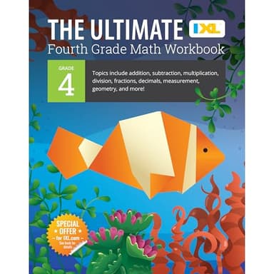 The IXL Ultimate 4th Grade Math Workbook, Activity Book for Kids Ages 9-10 Covering Addition, Subtraction, Multiplication, Division, Fractions, ... and More Mathematics (IXL Ultimate Workbooks)