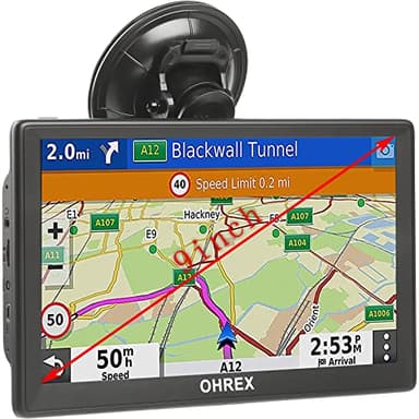 OHREX N900 Truck GPS Commercial Drivers 2026, Trucker GPS for Semi Truck, 9 inch GPS Navigator for Car, Lifetime Free Maps Updates, Custom Truck Routing
