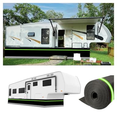 OWenGuang Easy Installation Rv Skirting for Winter 37.5 Inches Tall 5th Wheel Skirt Wind and Snow Proof Rv Storage,24m/78ft