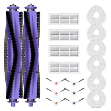 18-Pack‌ Narwal Freo Robot Vacuum Replacement Parts Kit Compatible with Narwal Freo Robot Vacuum ONLY (NOT for X Ultra/Z Ultra/Z Plus)