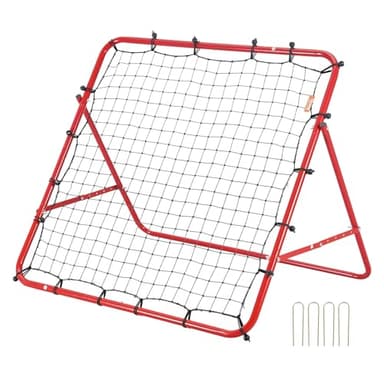 VEVOR Soccer Rebounder Rebound Net, Kick-Back 39"x39", Portable Football Training Gifts, Aids & Equipment for Kids Teens & All Ages, Easy Set Up & Perfect Storage