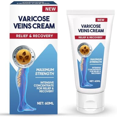 ITECFREELY Varicose Veins Cream, Improve Blood Circulation Varicose Veins Care, Fast Soothe Cream for Legs