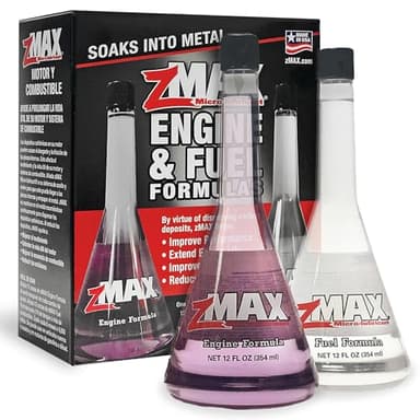 zMAX 51-011 - Engine & Fuel Formula Kit - Easy to Use - Reduces Carbon Build-Up & Lubricates Metal Extending Life of Car or Truck - Runs Efficiently, Improving Gas or Diesel Mileage - 12 oz. Each