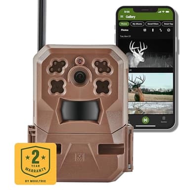 Moultrie Edge Cellular Trail Camera - Nationwide 4G LTE - HD Video-Audio - Built in Memory - Cloud Storage