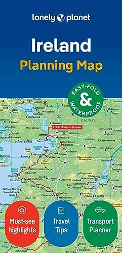 Lonely Planet Ireland Planning Map