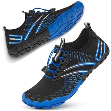 ATHMILE Hiking Barefoot Water Shoes for Women Men Beach Swim Aqua Pool River Quick Dry Athletic Wide Toe Outdoor Sport Kayaking Boating Rock Climbing Yoga Lake