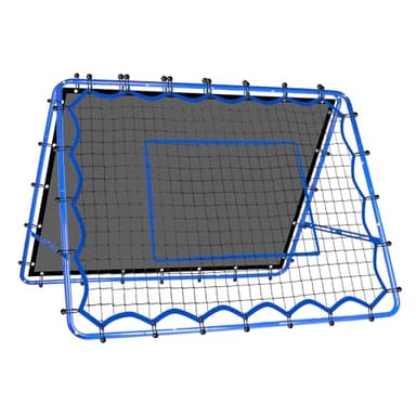 5x4FT Dual-Sided Soccer Rebounder Net, Fast & Slow Rebound Speed Training for Control, Passing Practice, Easy Setup Baseball/Volleyball Rbounder Gifts & Equipment for Kids,Teens & Adults