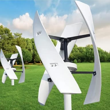 20,000W Vertical Axis Wind Turbine Kit for Home Use, Grid-Tied Generator with Controller & Inverter, Efficient Renewable Energy Solution