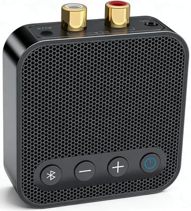 Bluetooth 6.0 Receiver for Home Stereo - Bluetooth Audio Adapter for Old Stereo/Wired Speakers/Music Streaming Sound System with RCA/AUX Long Range Low Latency and HD Audio