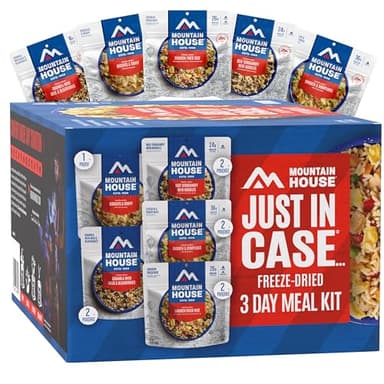Mountain House 3-Day Emergency Food Supply | Freeze Dried Survival & Emergency Food | 18 Servings