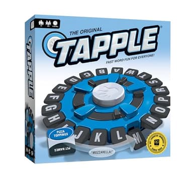 The Original TAPPLE, The Fast-Paced Family Board Game, Choose a Category & Race Against the Timer to be the Last Player, Learning Word Game for Ages 8 & Up, 2-8 Players, 15-20 Minute Play Time