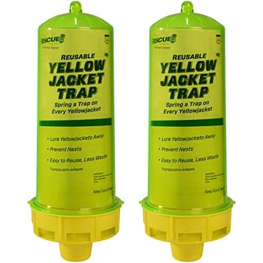 RESCUE! Reusable Yellowjacket Trap – Includes Attractant - 2 Traps