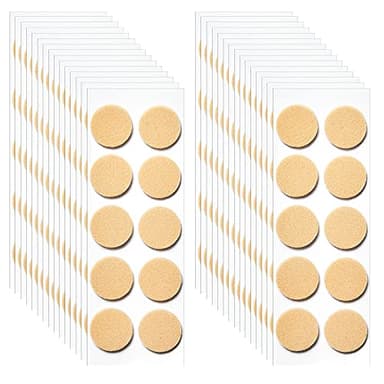 Hicarer 300 Pieces Earring Support Patches Earring Lifters and Backs for Support Pads Waterproof Lifting Patches Ear Lobe Backs(Nude Color,Circle Shape)