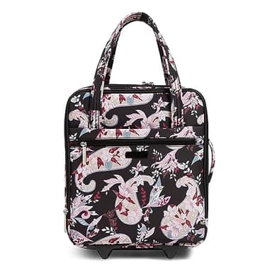 Softside Underseat Rolling Work Bag, Botanical Paisley