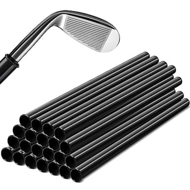 Wettarn 21 Pcs Golf Bag Tubes Bulk, Golf Clubs Protection Dividers Tube Black Plastic 1.5'' Diameter Individual Holder Tubes Accessories for Clubs Bag Separation and Organization for Men Women