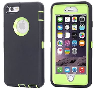 AICase iPhone 8 Plus/7 Plus Case, [Heavy Duty] [Full Body] Tough 3 in 1 Rugged Shockproof Water-Resistance Cover for Apple iPhone 8 Plus/7 Plus (Green/Black)