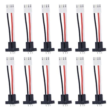 First Alert BRK ADK-12 Smoke Alarm Adapter Plug for Kidde Hardwire Smoke Alarms, Pack of 12, White/Black