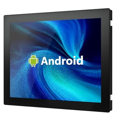 NORQIN 17 inch Android 14 Industrial Embedded Interactive Touchscreen Panel PC,Capacitive Multi-Touch Tablet with Front IP65 Monitor,WiFi & BT,HDMI/USB Ports for Kiosks,Factory(8GB RAM,128GB SSD)