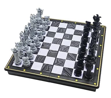 Lexibook - Harry Potter Chess Games, Magnetic and Foldable Chess Board, 32 Pieces, Family Game, CGM300HP