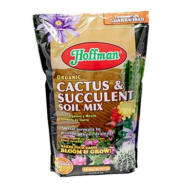 Hoffman 10410 Organic Cactus and Succulent Soil Mix, 10 Quarts