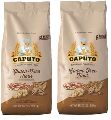 Antico Molino Napoli Antimo Caputo Pizza Flour, Gluten Free, 2.2 Pound (Pack of 2)