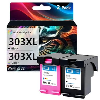 303XL 303 XL Ink Cartridges Compatible for HP 303 XL for HP Envy Photo 6220 6222 6230 6232 6234 6252 6255 6258 7120 7130 7132 7134 7155 7158 7164 7800 7858 Printers