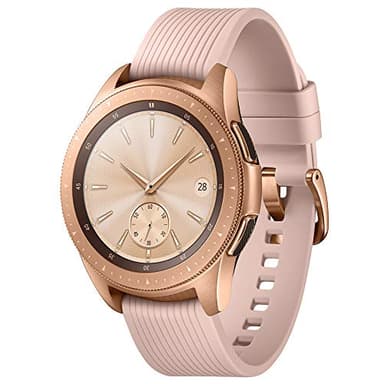 Samsung - Galaxy Watch Smartwatch 42mm Stainless Steel LTE SM-R815UZDAXAR GSM Unlocked - Rose Gold (Renewed)