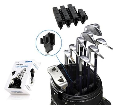 Golf Club Organizers 14pcs 1set Clip Power Holder to Protect Iron Putter on Bag by i & Plus