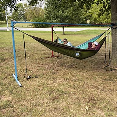 Equip Single Point Portable Hammock Stand - Perfect for Lounging & Camping Hammocks - Hang Around & Enjoy The Outdoors - Up to 400lbs Capacity