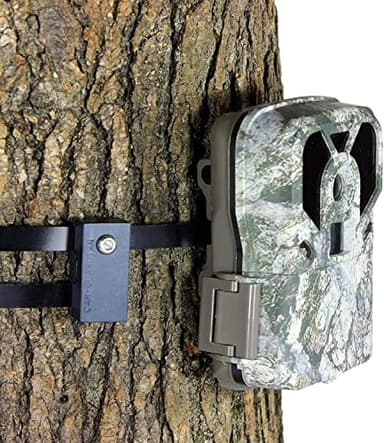 Trail Camera Lock by Guardian - Game Cam Tree Mount Holder Accessory and Heavy Duty Metal Security Locking Strap to Replace Lockbox and Reduce Theft (48 inch) (Standard)