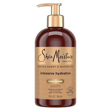 SheaMoisture Intensive Hydration Conditioner Manuka Honey and Mafura Oil for Dry, Damaged Hair Deep Moisturizing Conditioner 13 oz